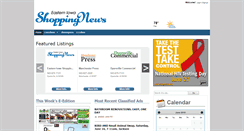 Desktop Screenshot of easterniowashoppingnews.com